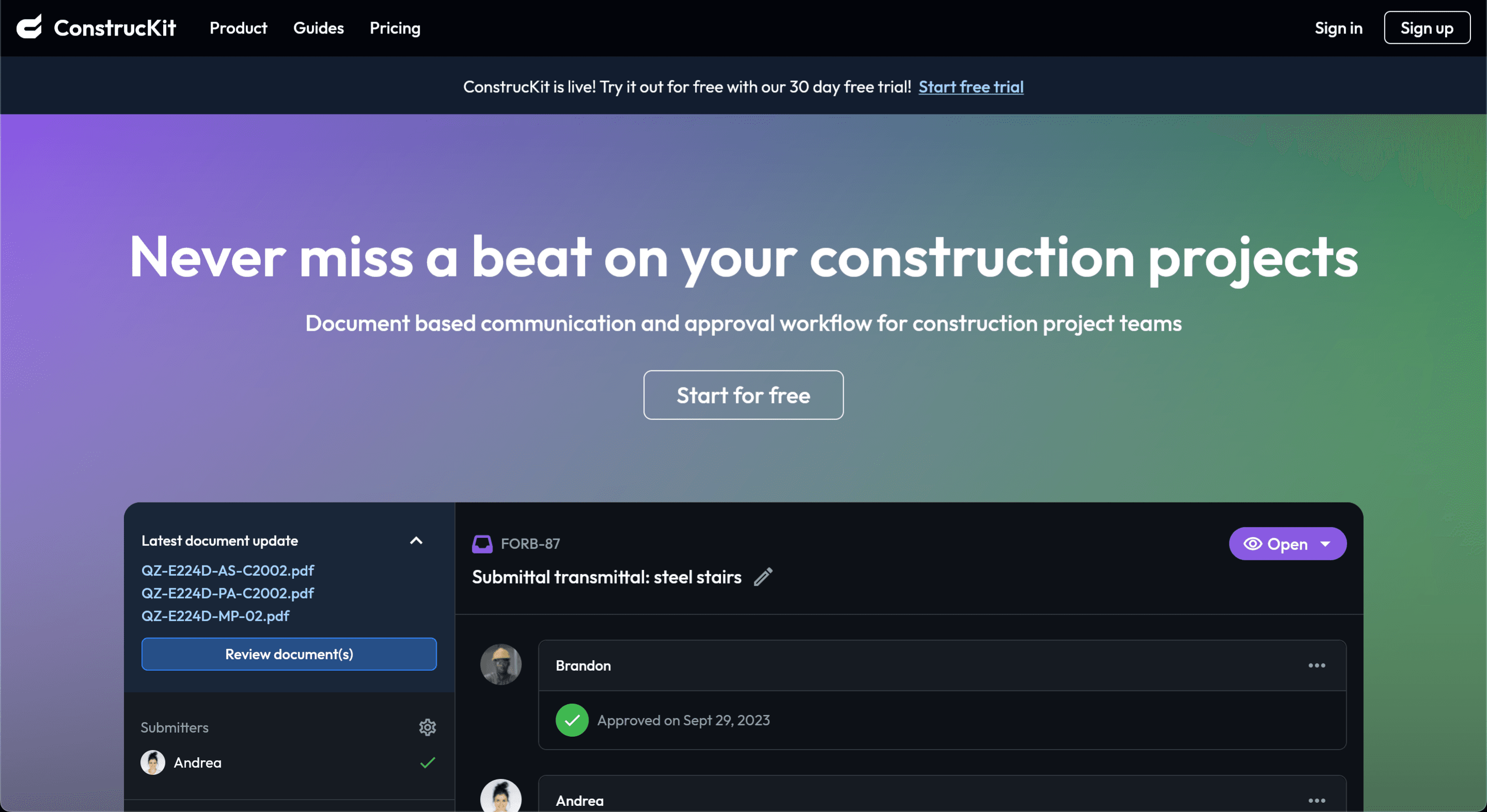 Construckit project screenshot